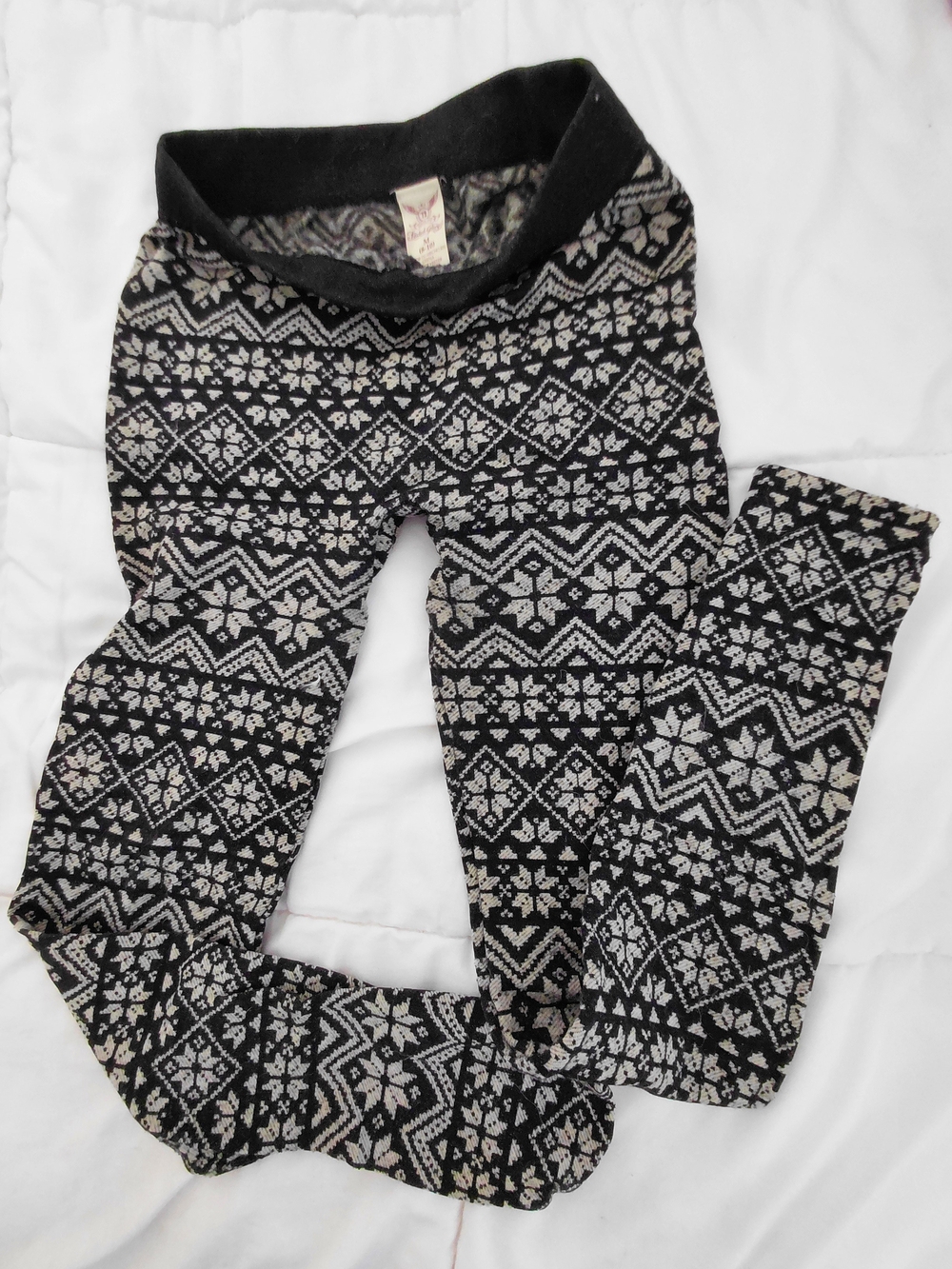 Faded Glory Stretch Leggings Women M